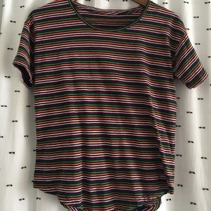 striped made well t-shirt